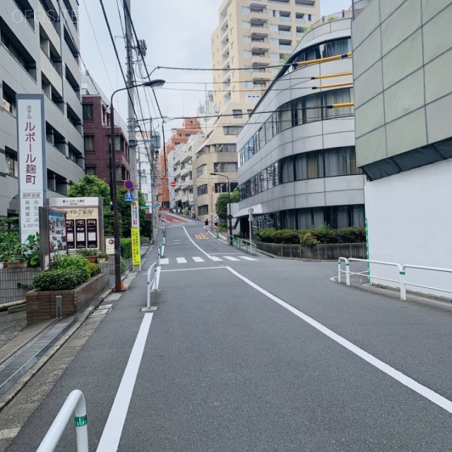 平河町KSビル 前面は貝坂通り