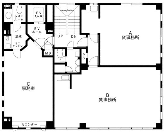 江戸川ビルA 間取り図