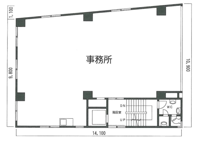 柳ビル1 間取り図
