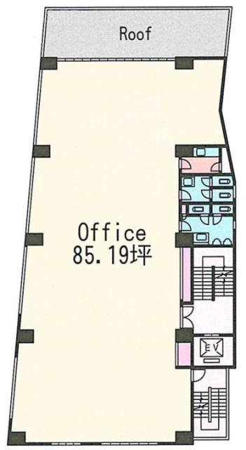 TTS南青山ビル5F 間取り図