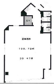 写真製版会館6F 間取り図