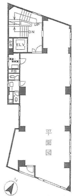 新宿第五葉山ビル3F 間取り図