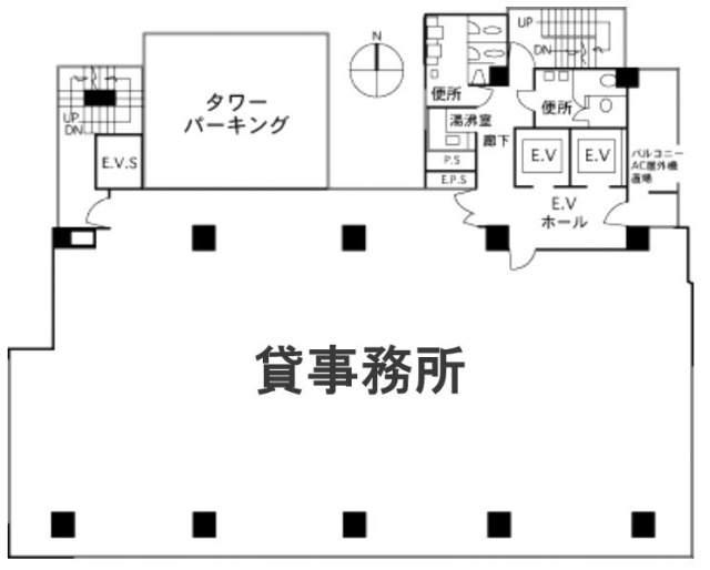 YTUビル7F 間取り図