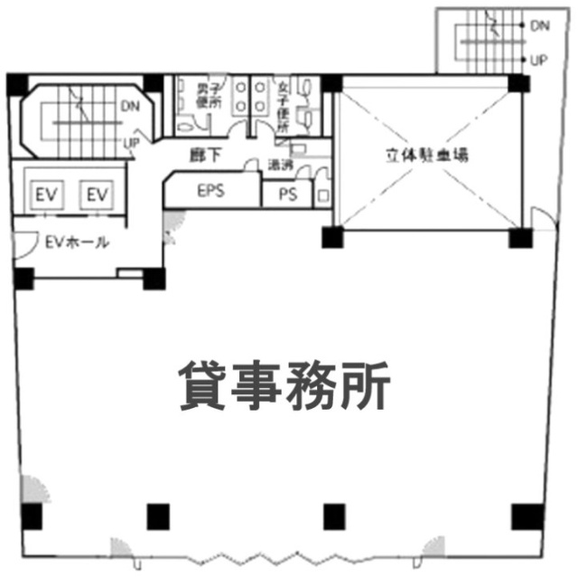 第5安田ビル5F 間取り図