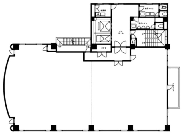 松ビル184F 間取り図