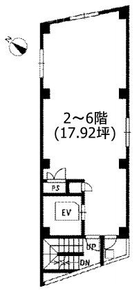 ACN恵比寿ビル7F～8F 間取り図