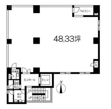 勝徳ビル5F 間取り図