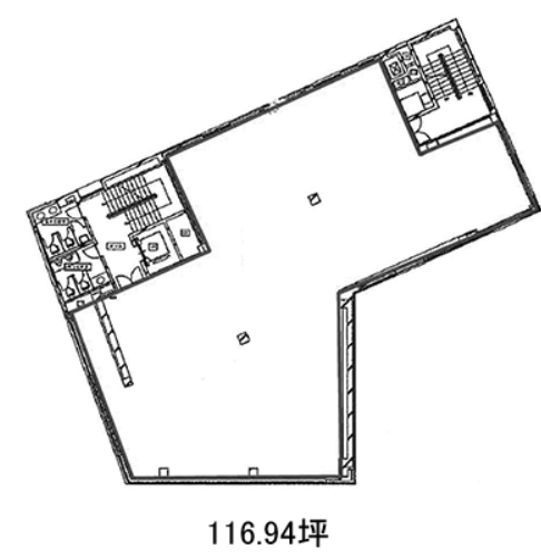千住野村證券ビルA 間取り図