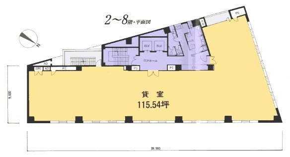 南新宿星野ビル1F 間取り図