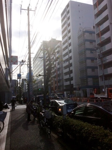 ハイツ北上野 ビル周辺道路