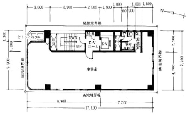 島田ビル6F 間取り図