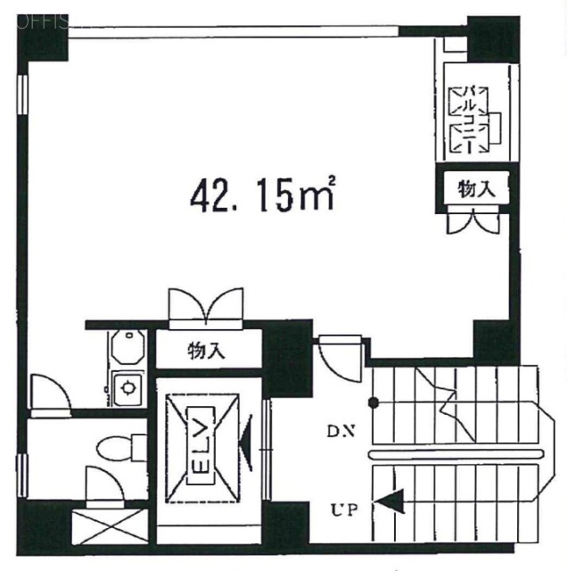 紅谷ビル3F 間取り図