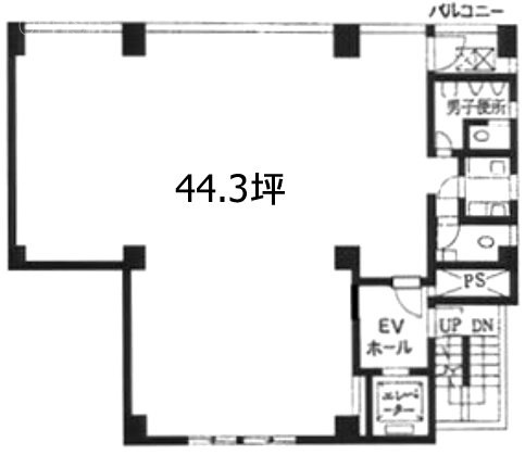 高村ビル4F 間取り図