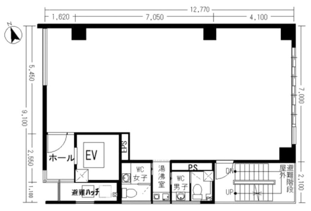 タニグチビル7F 間取り図