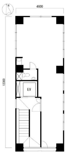 藪下ビル2F 間取り図