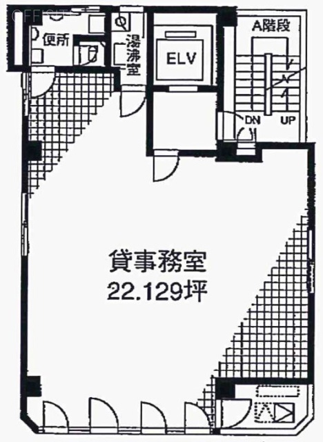 東京ラインビル9F 間取り図