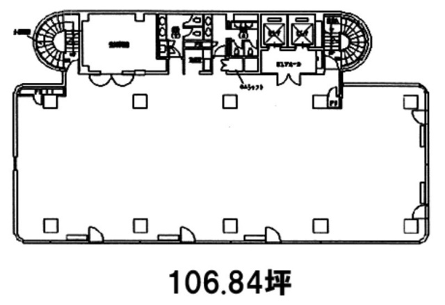 茅場町一丁目ビル6F 間取り図