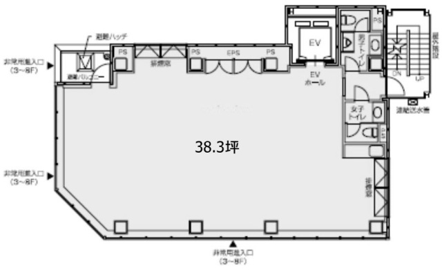 Daiwa神田橋3F 間取り図