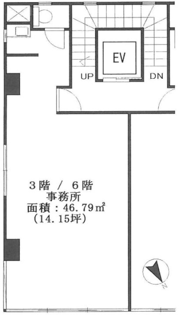 西新橋ビル5F 間取り図