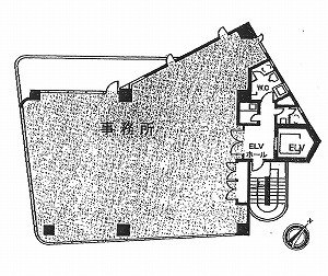 初台村上ビル2F 間取り図