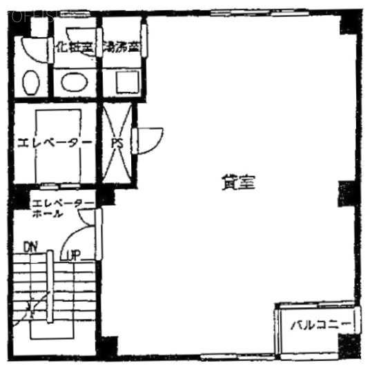 荻津ビル1F 間取り図