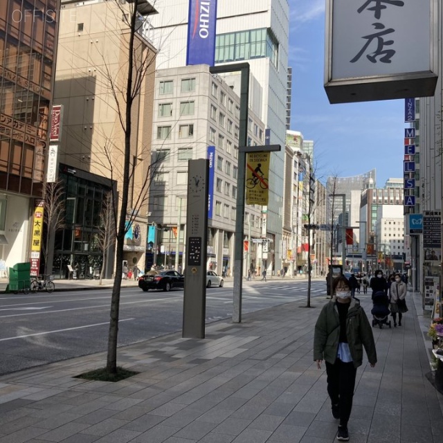 藤田ビル ビル前面道路