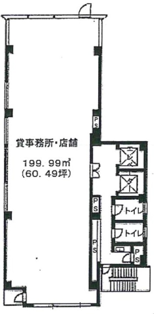 横浜西口TYビル6F 間取り図