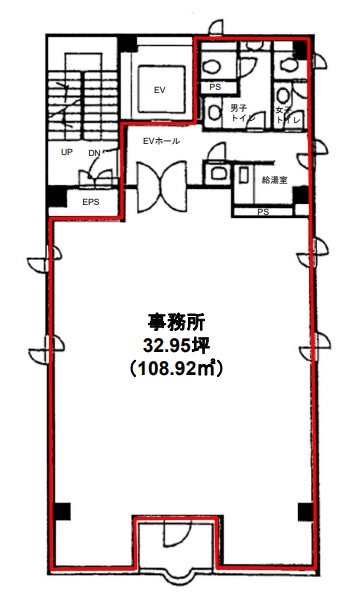 第2秩父屋ビル8F 間取り図