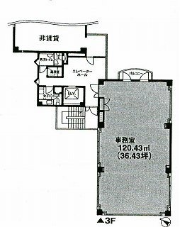 青山野末ビル401 間取り図