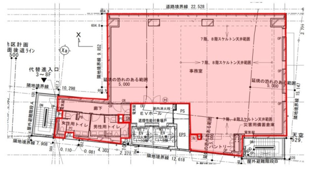 BIZCORE神保町Ⅱ9F 間取り図