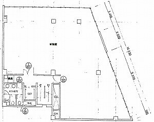 山楽ビル6F 間取り図