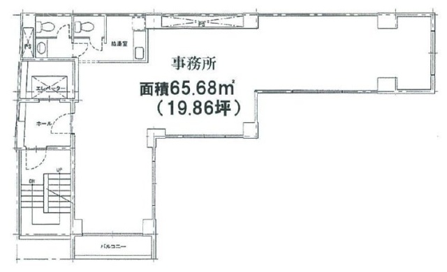 中川ビル3F 間取り図