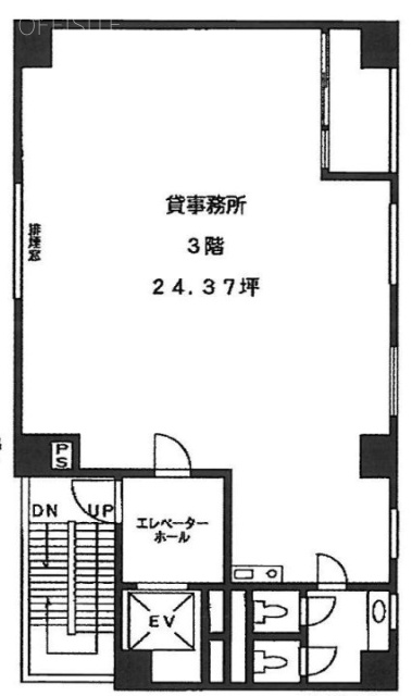 NJ田原町ビル2F 間取り図