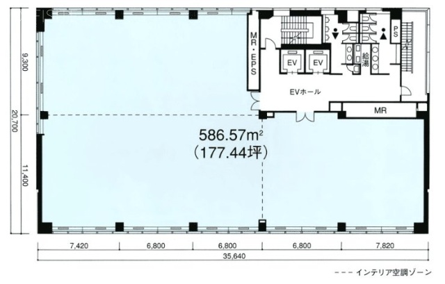 住友不動産芝三丁目ビル2F 間取り図