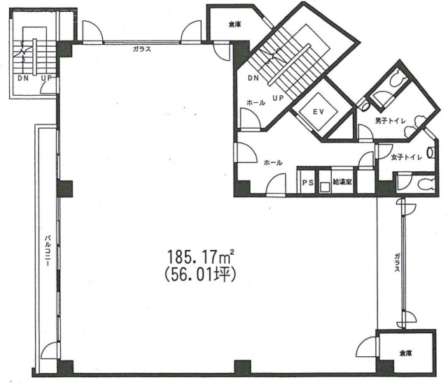 山楽ビル4F 間取り図