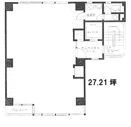 キクチビル5F 間取り図