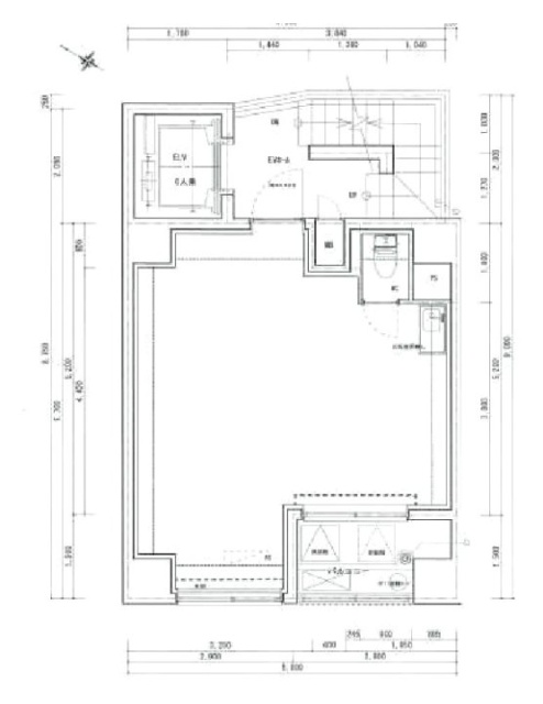 日本橋室町兼八ビル2F 間取り図