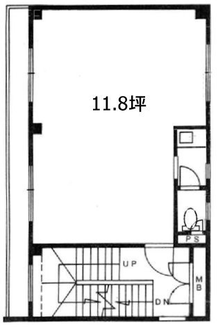 三輪ビル2F 間取り図