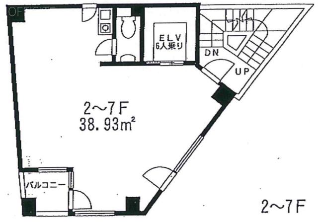 王子駅前KSビル701 間取り図
