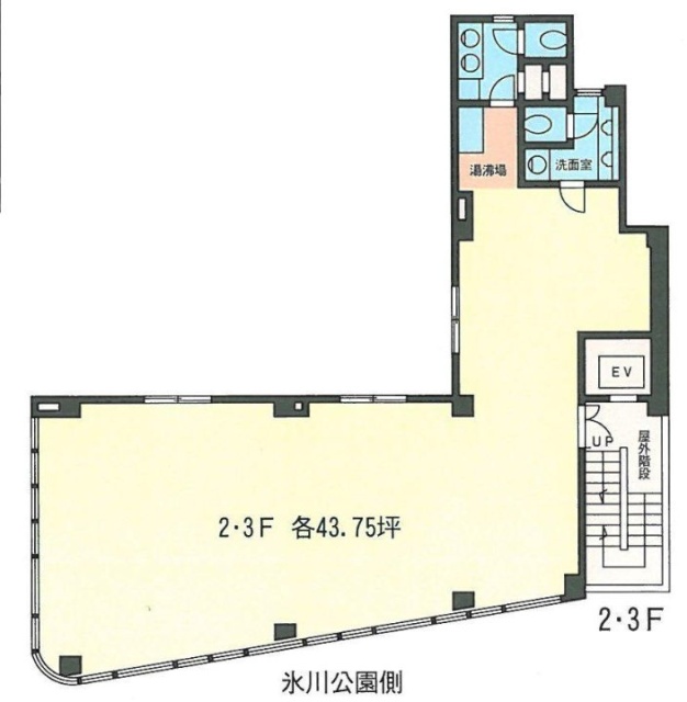クレイン赤坂ビル3F 間取り図
