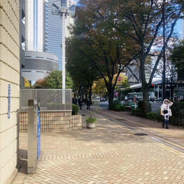 新宿国際ビルディング新館 ビル前面道路