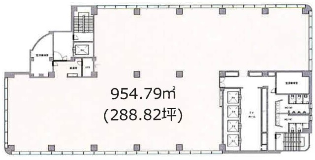 東京日産西五反田ビル7F 間取り図