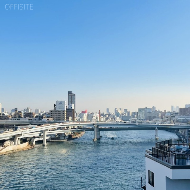 クロスシー東日本橋 屋上テラスからの眺望