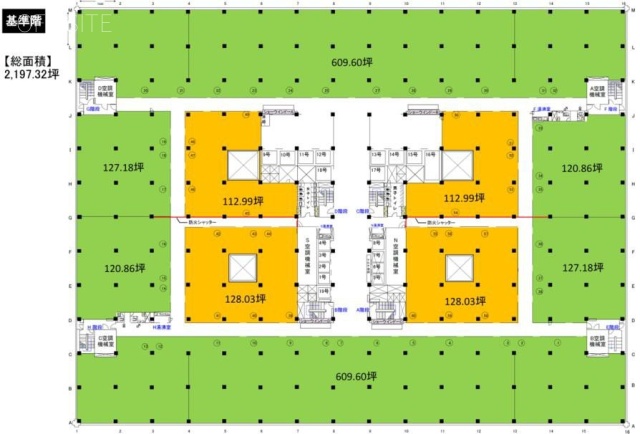 TOCビル21-24 間取り図