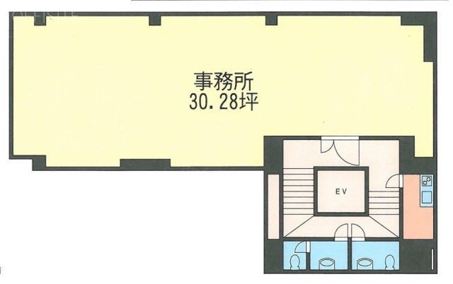 秋葉ビル6F 間取り図