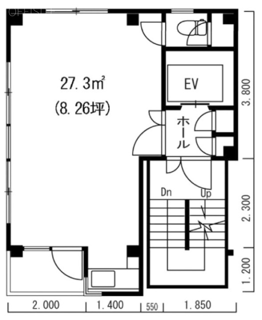 TAIICHIビル5F 間取り図