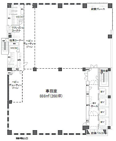 渋谷ファーストプレイス北 間取り図