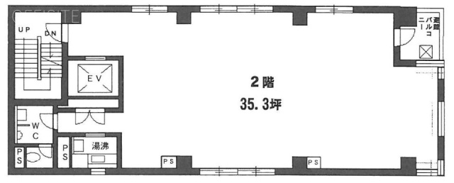 日建岩田ビル3F 間取り図