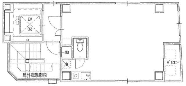 サクセス銀座東5F 間取り図