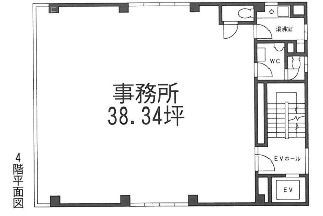 岩上ビル2F 間取り図